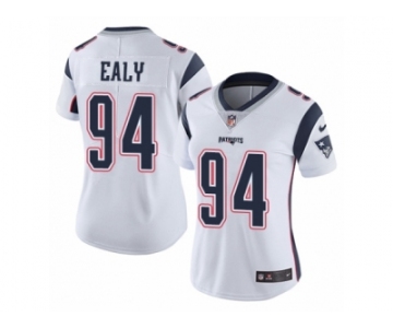 Women's Nike New England Patriots #94 Kony Ealy Vapor Untouchable Limited White NFL Jersey