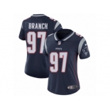 Women's Nike New England Patriots #97 Alan Branch Vapor Untouchable Limited Navy Blue Team Color NFL Jersey