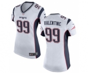 Women's Nike New England Patriots #99 Vincent Valentine White NFL Jersey