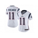 Women's Nike Patriots #11 Julian Edelman White Stitched NFL Vapor Untouchable Limited Jersey