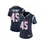 Women's Nike Patriots #45 Donald Trump Navy Blue Team Color Stitched NFL Vapor Untouchable Limited Jersey