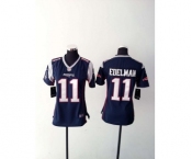 nike women nfl jerseys new england patriots #11 edelman blue[2015 new nike]