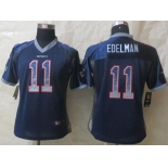 nike women nfl jerseys new england patriots #11 edelman blue[Elite drift fashion]