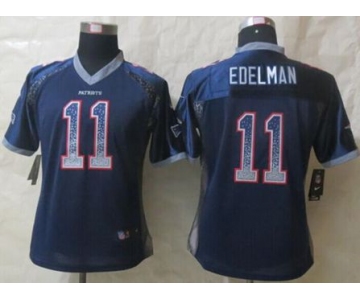 nike women nfl jerseys new england patriots #11 edelman blue[Elite drift fashion]