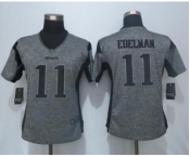 nike women nfl jerseys new england patriots #11 edelman gray[nike limited]