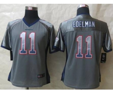 nike women nfl jerseys new england patriots #11 edelman grey[Elite drift fashion]