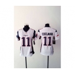 nike women nfl jerseys new england patriots #11 edelman white[2015 new nike]