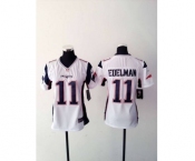 nike women nfl jerseys new england patriots #11 edelman white[2015 new nike]