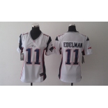 nike women nfl jerseys new england patriots #11 edelman white[nike]