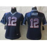 nike women nfl jerseys new england patriots #12 brady blue[Elite drift fashion]