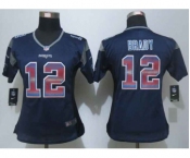 nike women nfl jerseys new england patriots #12 brady blue[Strobe Limited]