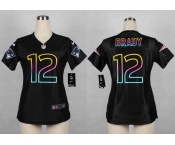 nike women nfl jerseys new england patriots #12 tom brady black[nike fashion]