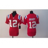 nike women nfl jerseys new england patriots #12 tom brady red[nike]