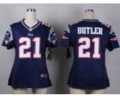 nike women nfl jerseys new england patriots #21 butler blue[nike]