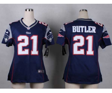 nike women nfl jerseys new england patriots #21 butler blue[nike]