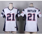 nike women nfl jerseys new england patriots #21 butler white[nike]