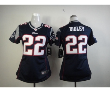 nike women nfl jerseys new england patriots #22 stevan ridley blue[nike]