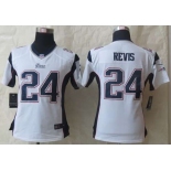 nike women nfl jerseys new england patriots #24 revis white[nike]