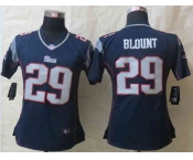 nike women nfl jerseys new england patriots #29 blount blue[nike]