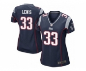 nike women nfl jerseys new england patriots #33 dion lewis blue[nike]