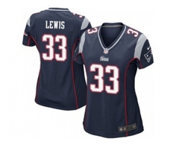 nike women nfl jerseys new england patriots #33 dion lewis blue[nike]