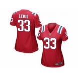 nike women nfl jerseys new england patriots #33 dion lewis red[nike]