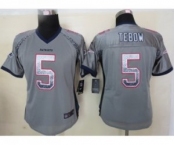 nike women nfl jerseys new england patriots #5 tebow grey[Elite drift fashion]