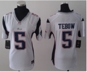 nike women nfl jerseys new england patriots #5 tebow white[nike]