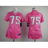 nike women nfl jerseys new england patriots #75 vince wilfork pink[2012 nike love]