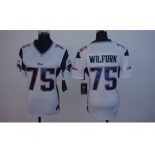 nike women nfl jerseys new england patriots #75 wilfork white[nike]