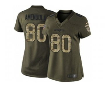 nike women nfl jerseys new england patriots #80 amendola army green[nike Limited Salute To Service][amendola]