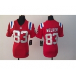 nike women nfl jerseys new england patriots #83 welker red[nike]