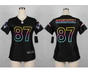 nike women nfl jerseys new england patriots #87 gronkowski black[nike fashion]