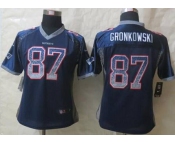 nike women nfl jerseys new england patriots #87 gronkowski blue[Elite drift fashion]