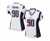 nike women nfl jerseys new england patriots #90 malcom brown white[nike]