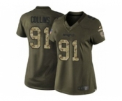 nike women nfl jerseys new england patriots #91 jamie collins army green[nike Limited Salute To Service]