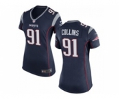 nike women nfl jerseys new england patriots #91 jamie collins blue[nike]