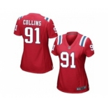 nike women nfl jerseys new england patriots #91 jamie collins red[nike]