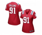 nike women nfl jerseys new england patriots #91 jamie collins red[nike]