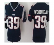 nike women nfl jerseys new england patriots#39 woodhead dk.blue[nike]