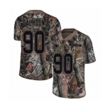 Youth New England Patriots #90 Shilique Calhoun Limited Camo Rush Realtree Football Jersey