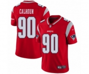 Youth New England Patriots #90 Shilique Calhoun Limited Red Inverted Legend Football Jersey