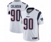 Youth New England Patriots #90 Shilique Calhoun White Vapor Untouchable Limited Player Football Jersey