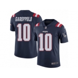 Youth Nike New England Patriots #10 Jimmy Garoppolo Limited Navy Blue Rush NFL Jersey