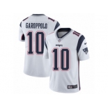 Youth Nike New England Patriots #10 Jimmy Garoppolo Vapor Untouchable Limited White NFL Jersey