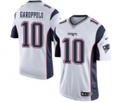 Youth Nike New England Patriots #10 Jimmy Garoppolo White NFL Jersey