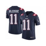 Youth Nike New England Patriots #11 Drew Bledsoe Limited Navy Blue Rush NFL Jersey