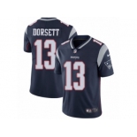 Youth Nike New England Patriots #13 Phillip Dorsett Navy Blue Team Color Vapor Untouchable Limited Player NFL Jersey