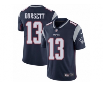 Youth Nike New England Patriots #13 Phillip Dorsett Navy Blue Team Color Vapor Untouchable Limited Player NFL Jersey