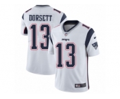 Youth Nike New England Patriots #13 Phillip Dorsett White Vapor Untouchable Limited Player NFL Jersey